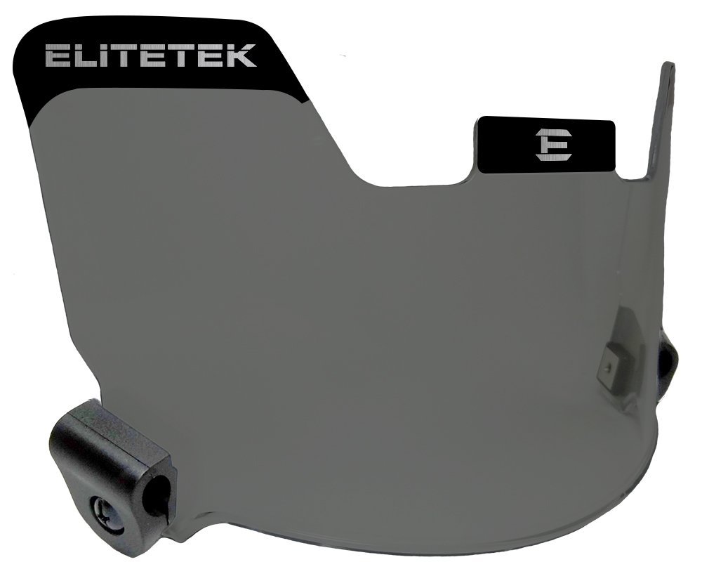 EliteTek Football Eye-shield Visor (Smoke Tinted)